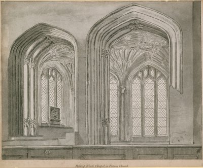 Bisschop Wests kapel in de kerk van Putney door English School