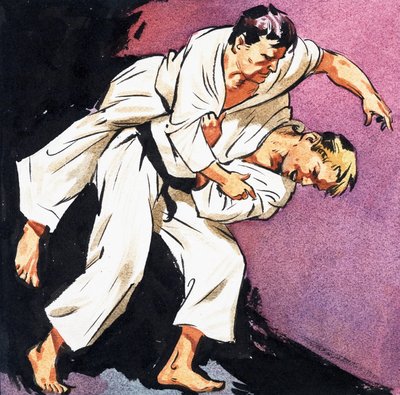 Zwarte band Judo door English School