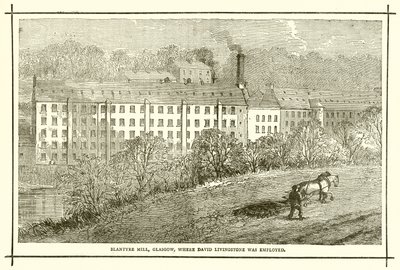 Blantyre Mill, Glasgow, waar David Livingstone Werkte door English School
