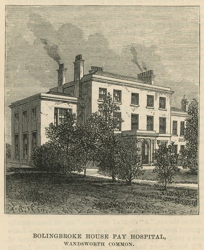 Bolinbroke House Pay Ziekenhuis, Wandsworth Common, Londen door English School