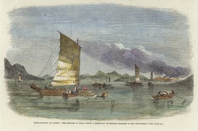 Bombardement van Canton door English School