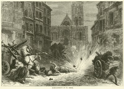 Bombardement van St Denis, december 1870 door English School