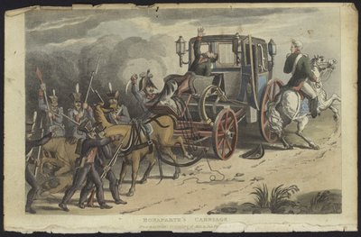 De koets van Bonaparte door English School