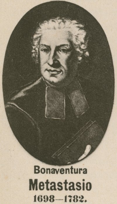 Bonaventura Metastasio (gravure) door English School