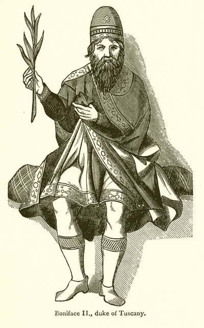 Bonifatius II, Hertog van Toscane door English School