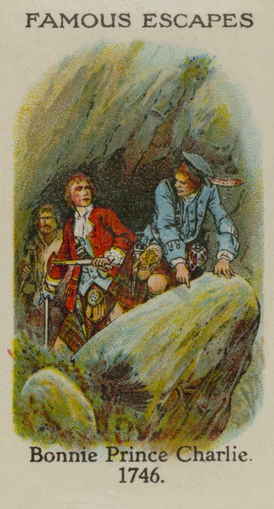 Bonnie Prince Charlie, 1746 door English School