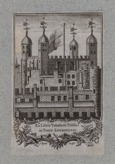 Boekplaat, Tower of London door English School