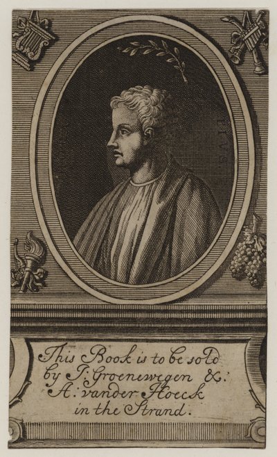 Boekverkopers, J Groenewegen en A Vander Hoeck, handelskaart door English School