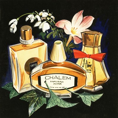 Flessen Parfum door English School
