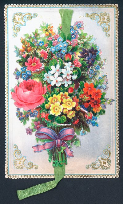 Boeket Bloemen, Kaart door English School