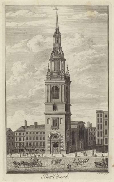 Bow Church, Londen door English School