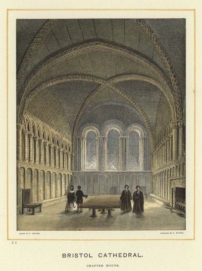 Bristol Kathedraal, kapittelzaal door English School