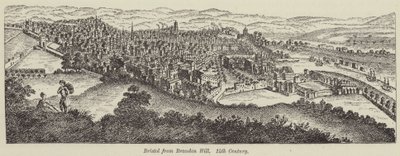 Bristol vanaf Brandon Hill door English School