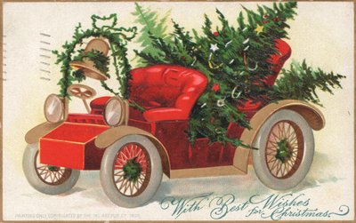 Britse kerstkaart door English School