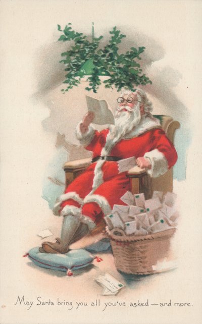 Britse Kerstkaart door English School