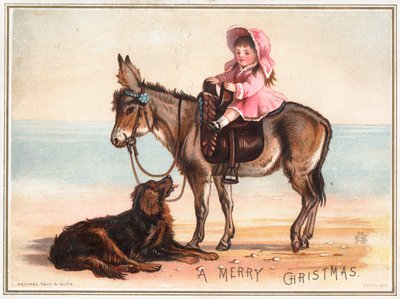 Britse kerstkaart door English School