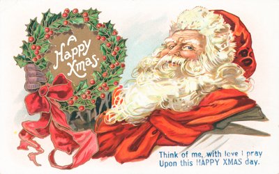 Britse kerstkaart door English School