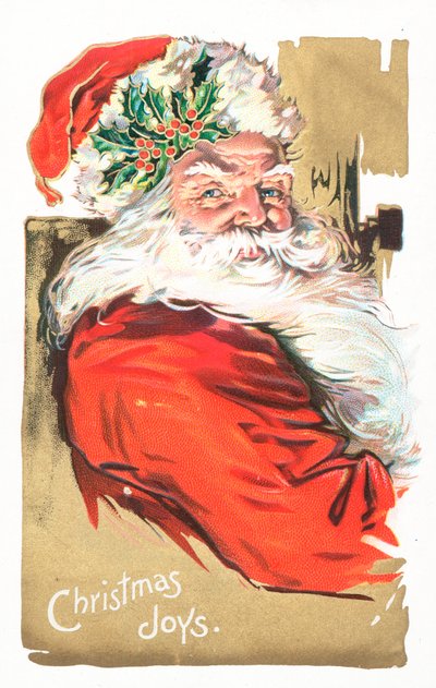 Britse kerstkaart door English School
