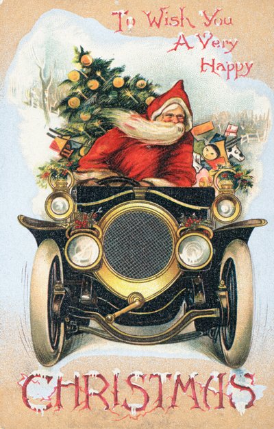 Britse kerstkaart door English School