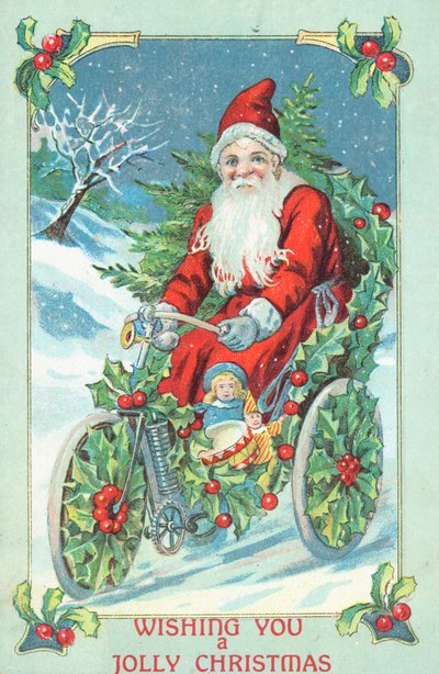 Britse kerstkaart door English School
