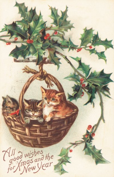 Britse kerstkaart door English School