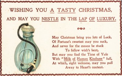 Britse kerstkaart door English School
