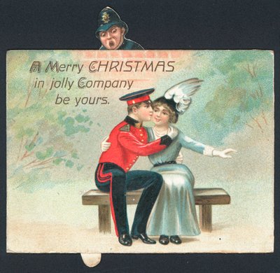 Britse kerstkaart door English School