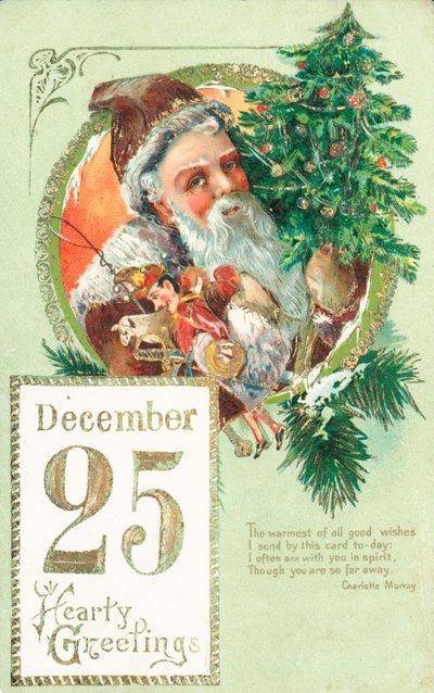 Britse kerstkaarten door English School