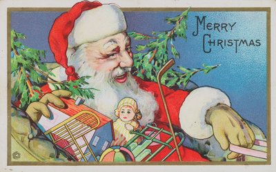 Britse kerstkaarten door English School