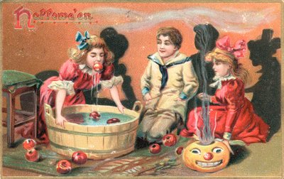 Britse halloweenkaart door English School
