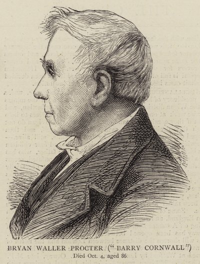 Bryan Waller Procter, "Barry Cornwall" door English School