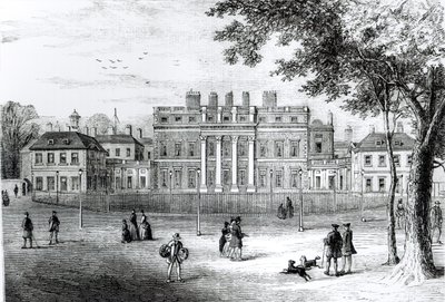 Buckingham House in 1775, uit 