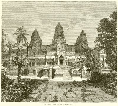 Boeddhistische Tempel van Nakon Wat door English School
