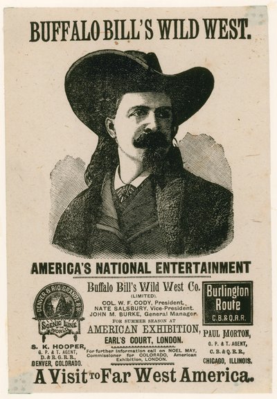 Buffalo Bills Wild West in Earls Court, Londen door English School