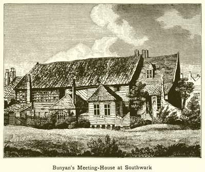 Bunyans ontmoetingshuis in Southwark door English School