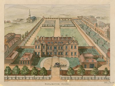Burlington House, Piccadilly, Londen door English School