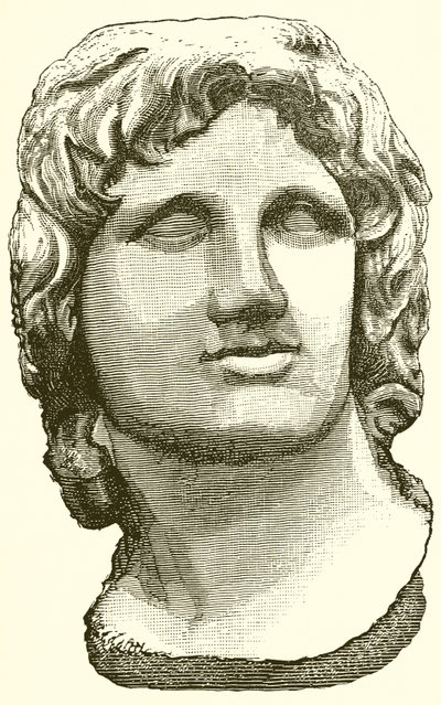 Buste van Alexander de Grote door English School