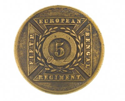 Knoop, officier, 5e Bengal Europees Regiment, 1858-1860 door English School
