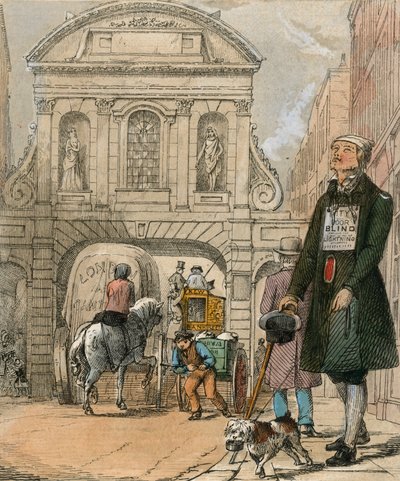Koop een kant van de arme blinde man door English School