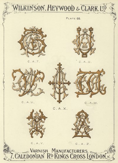 CAT, CAU, CAV, CAX, CAW, CAY, CAZ door English School
