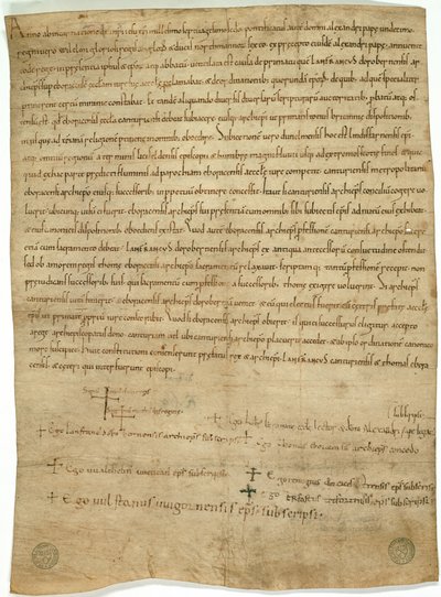Accoord van Winchester, 1072 door English School