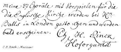 C H Rinck door English School