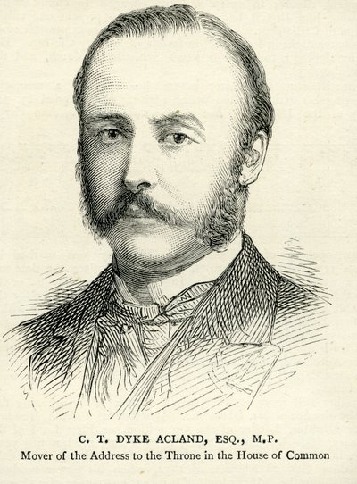 C. T. Dyke Acland Illustratie uit The Graphic 17 februari 1883 door English School