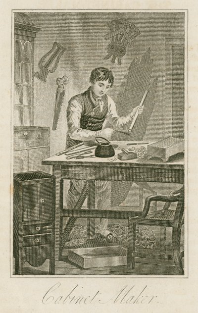 Meubelmaker door English School