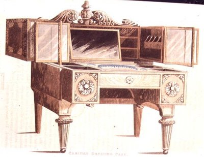 Kast kaptafel, plaat 136 uit Ackermann