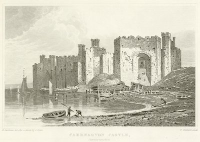 Caernarvon Kasteel, Caernarvonshire door English School