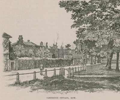 Cambridge Cottage, Kew, de geboorteplaats van Prinses Mary van Cambridge door English School