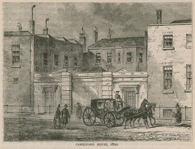 Camelford House, Londen, 1820 door English School