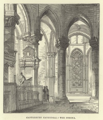 Canterbury Kathedraal, de kroon door English School
