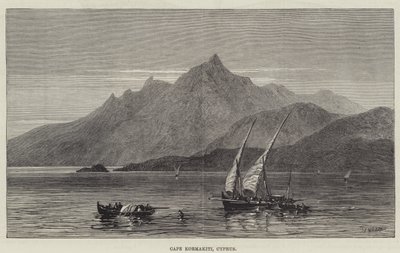 Kaap Kormakiti, Cyprus (gravure) door English School
